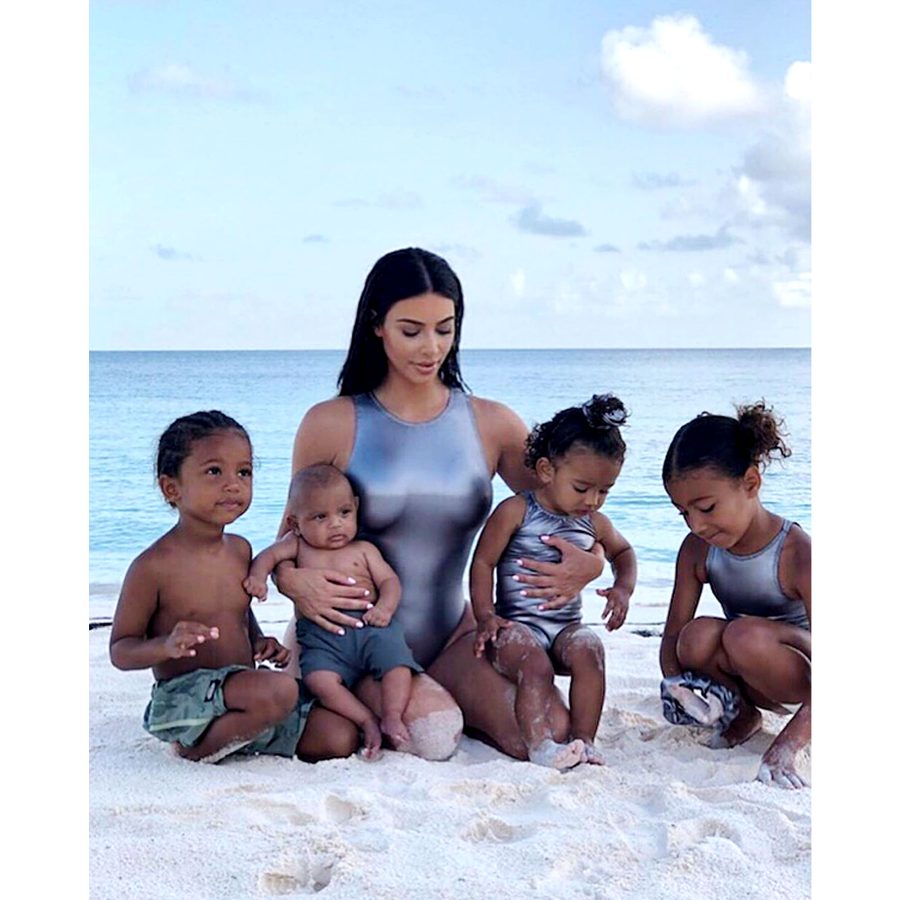 Stars Family Vacations kim kardashian