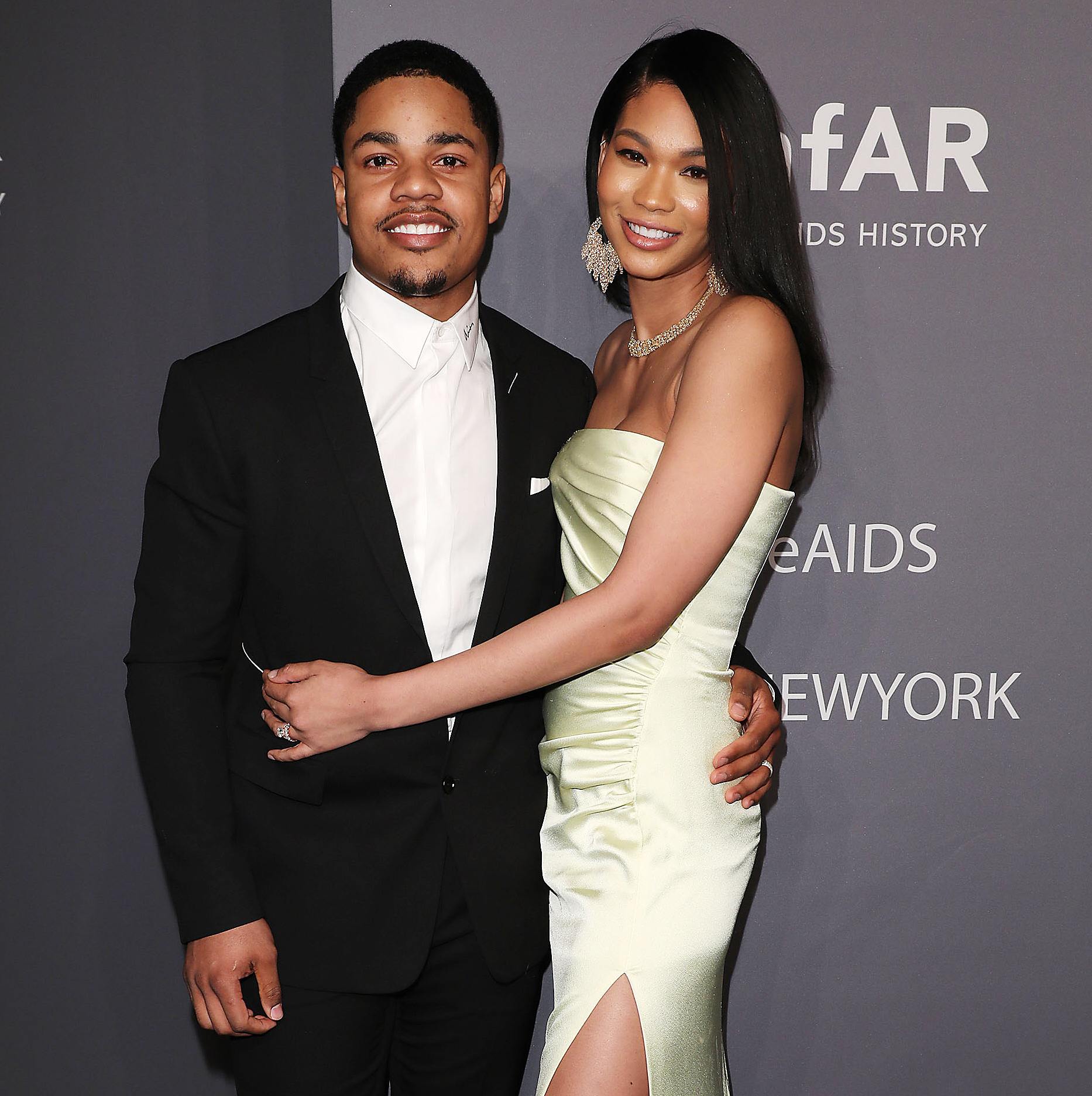 Sterling-Shepard-Gushes-Wife-Chanel-Iman