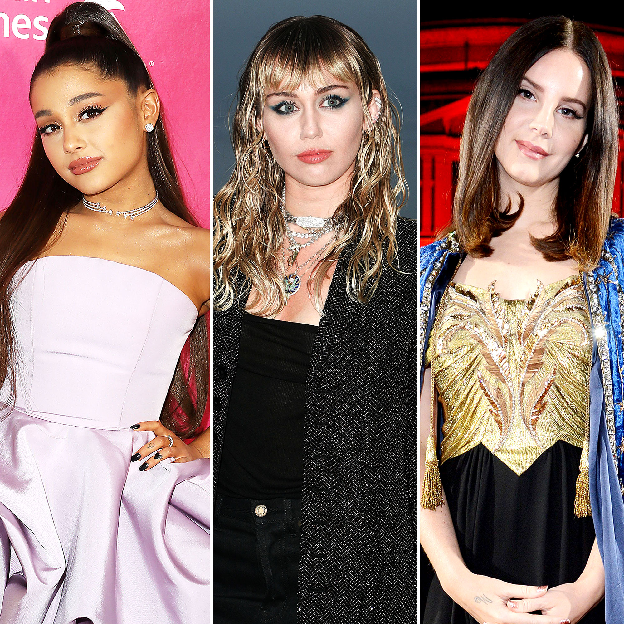 Ariana Grande Miley Cyrus Lana Del Rey in Don’t Call Me Angel