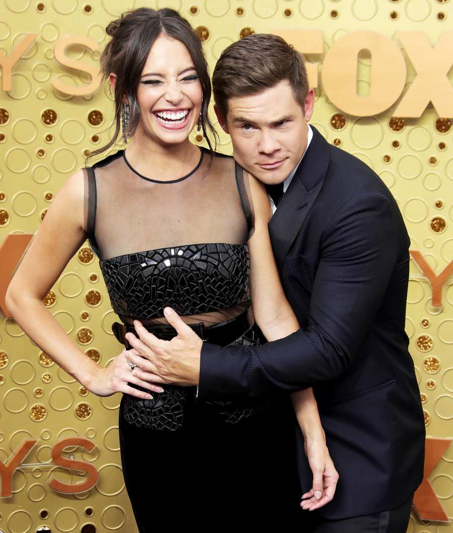 Chloe Bridges and Adam DeVine Emmys 2019 Celebrity PDA