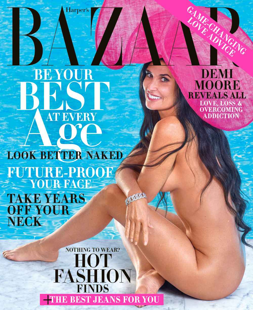 Demi Moore Harpers Bazaar October 2019 Cover