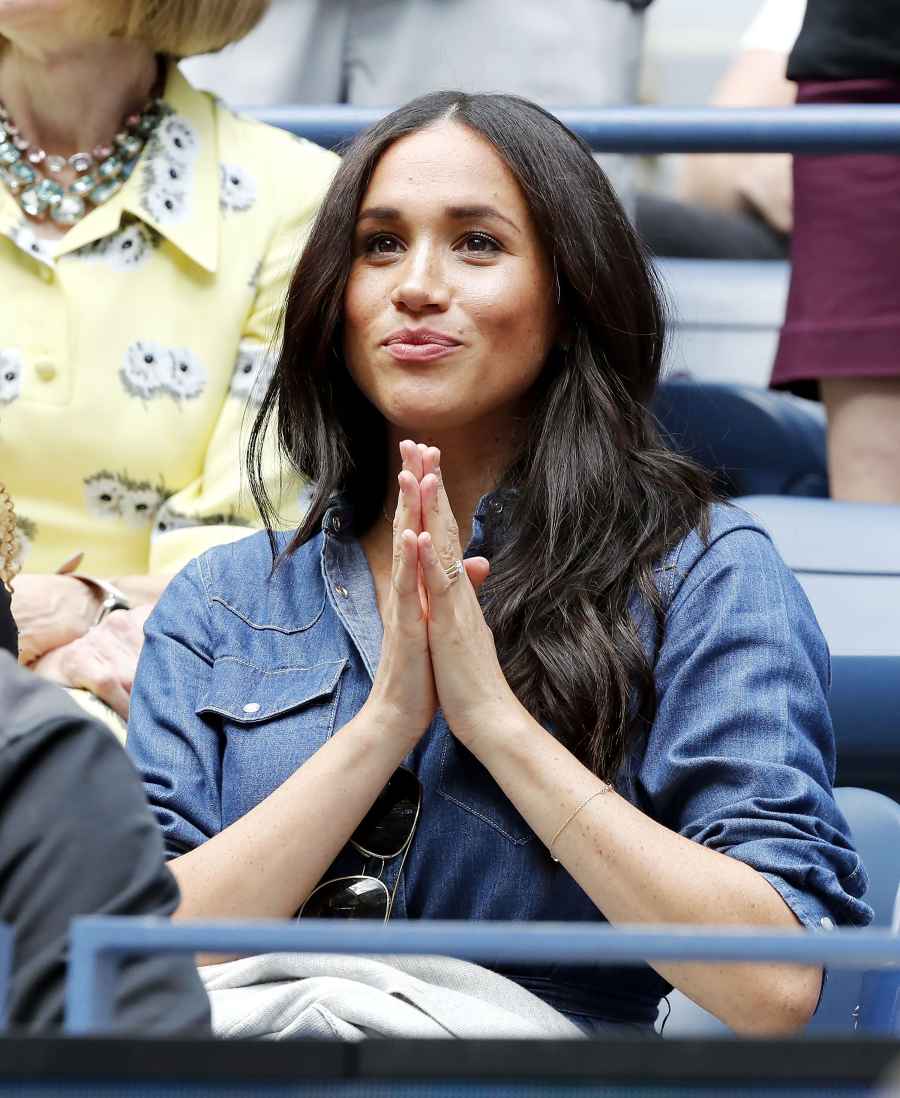 Duchess Meghan Beams While Cheering on Best Friend Serena Williams at US Open in New York City