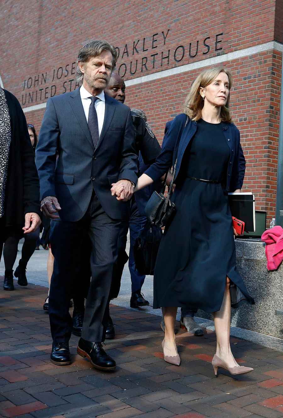 Felicity Huffman and William H. Macy Leave Court After Being Sentenced