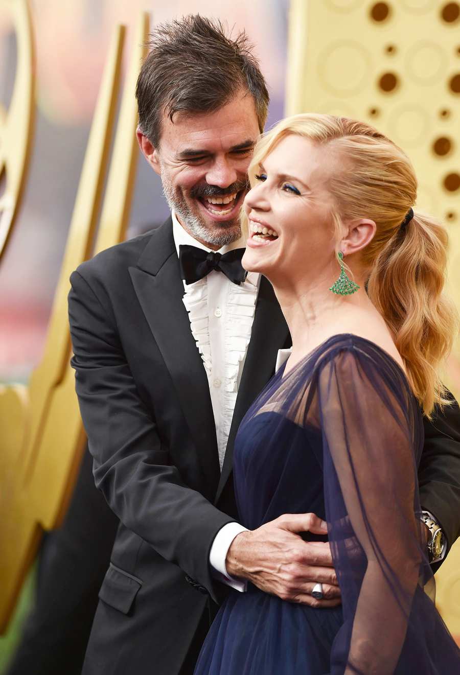 Graham Larson and Rhea Seehorn Emmys 2019 Celebrity PDA