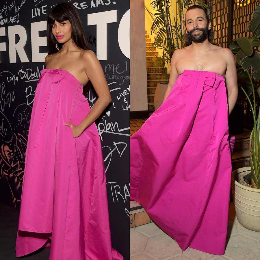 Jameela Jamil and Jonathan Van Ness WWIB