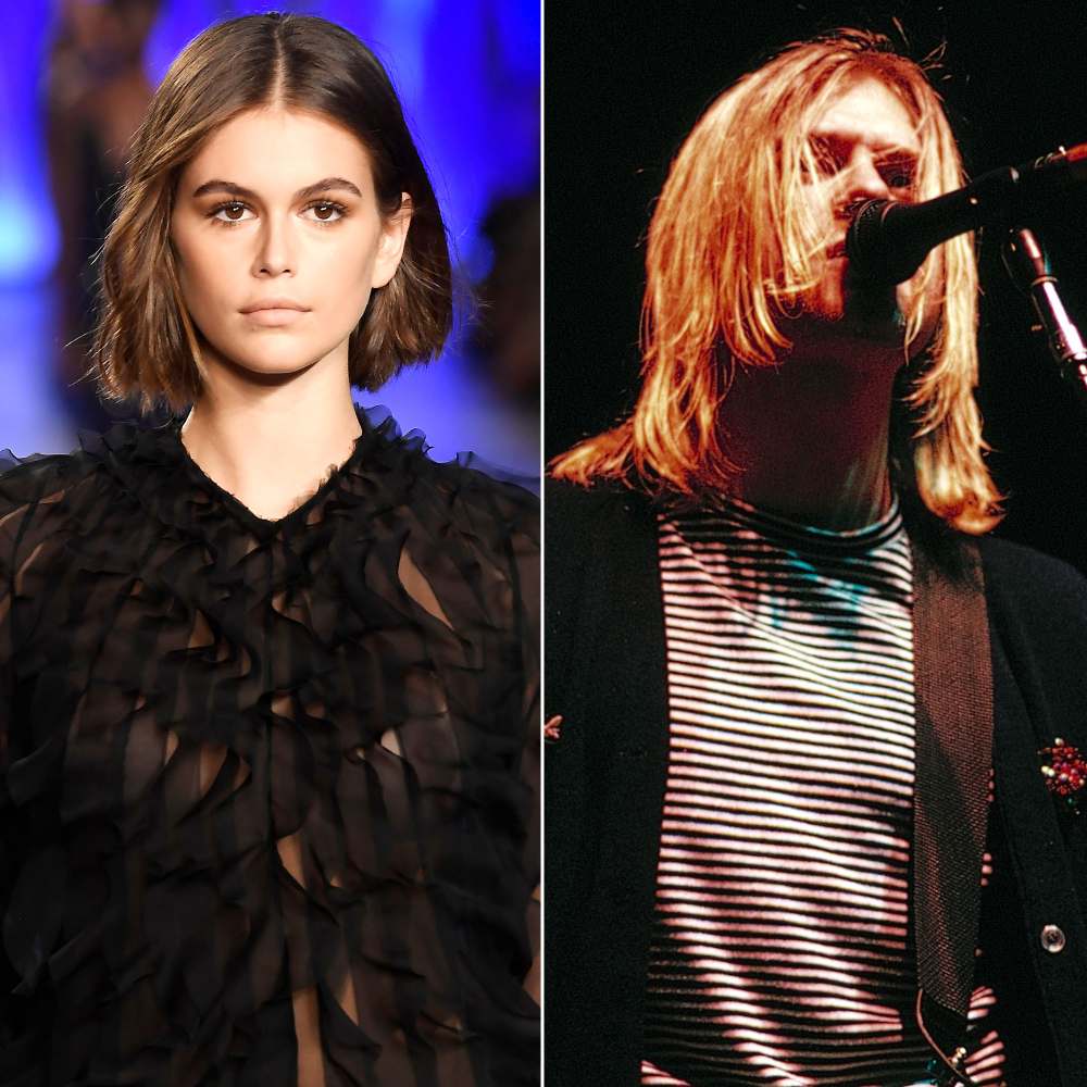 Kaia Gerber and Kurt Cobain