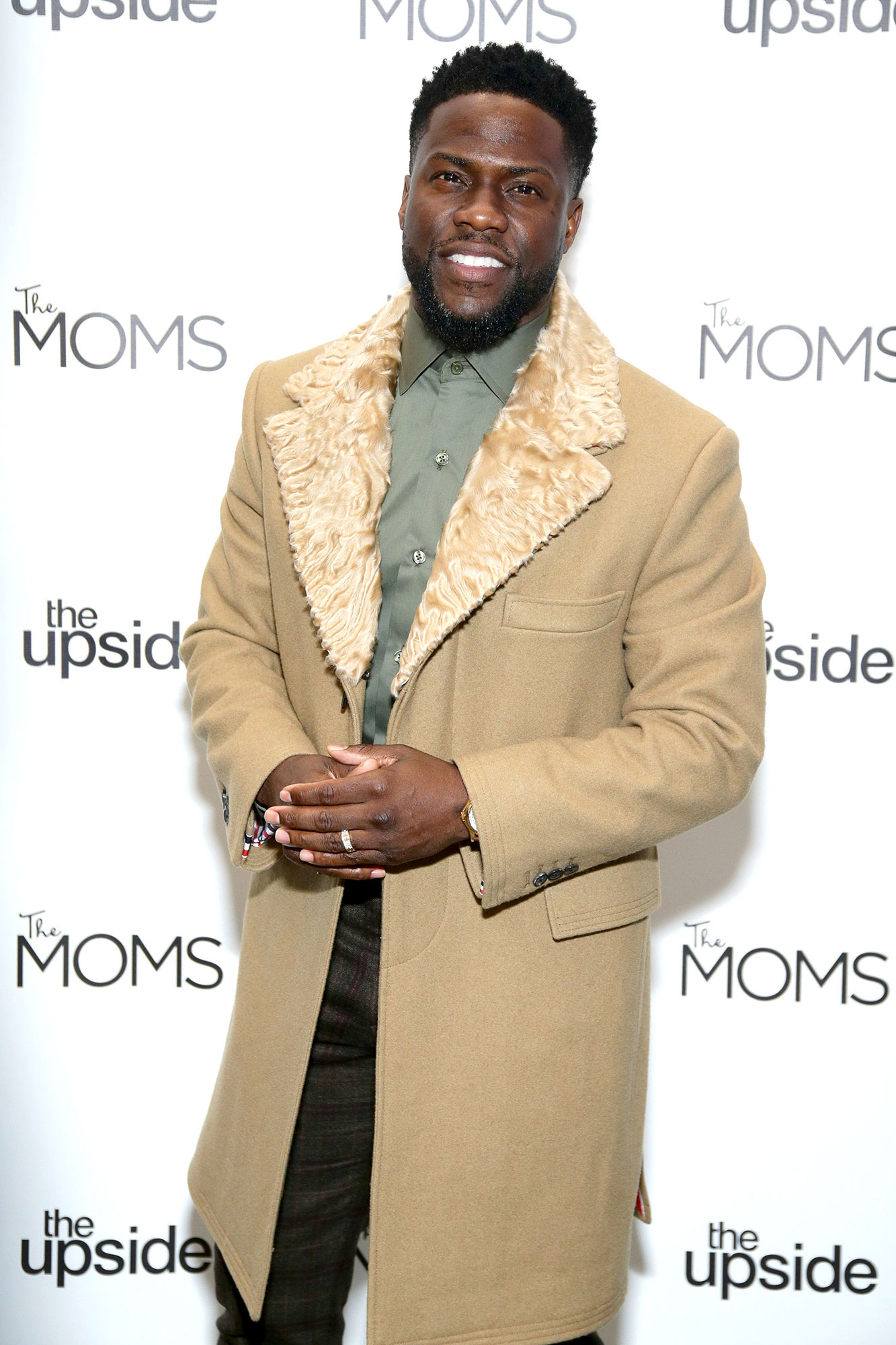 Kevin Hart In Great Spirits Long Winter Coat