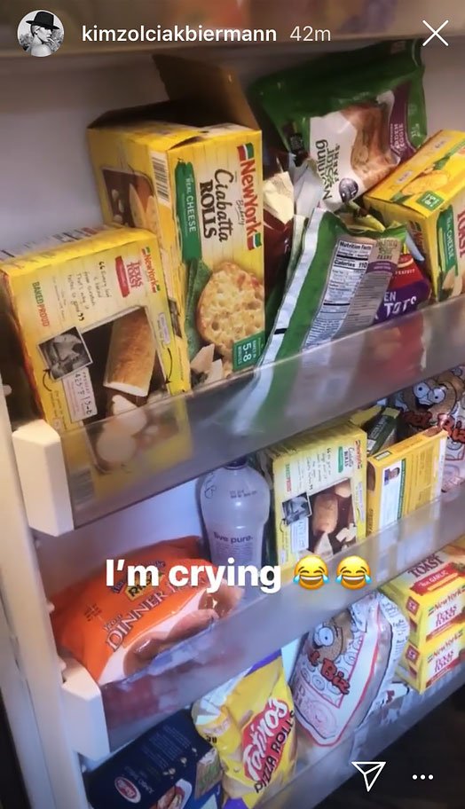 Kim Zolciak’s Full Fridge Kim Zolciak Refrigerator