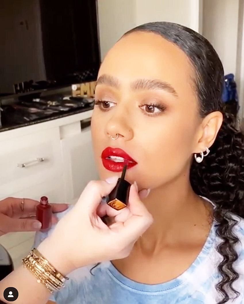 Nathalie Emmanuel Emmys 2019 Stars Getting Ready