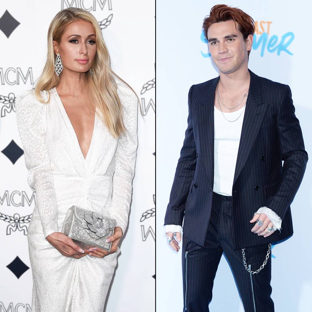 Paris Hilton Spotted Flirting With KJ Apa