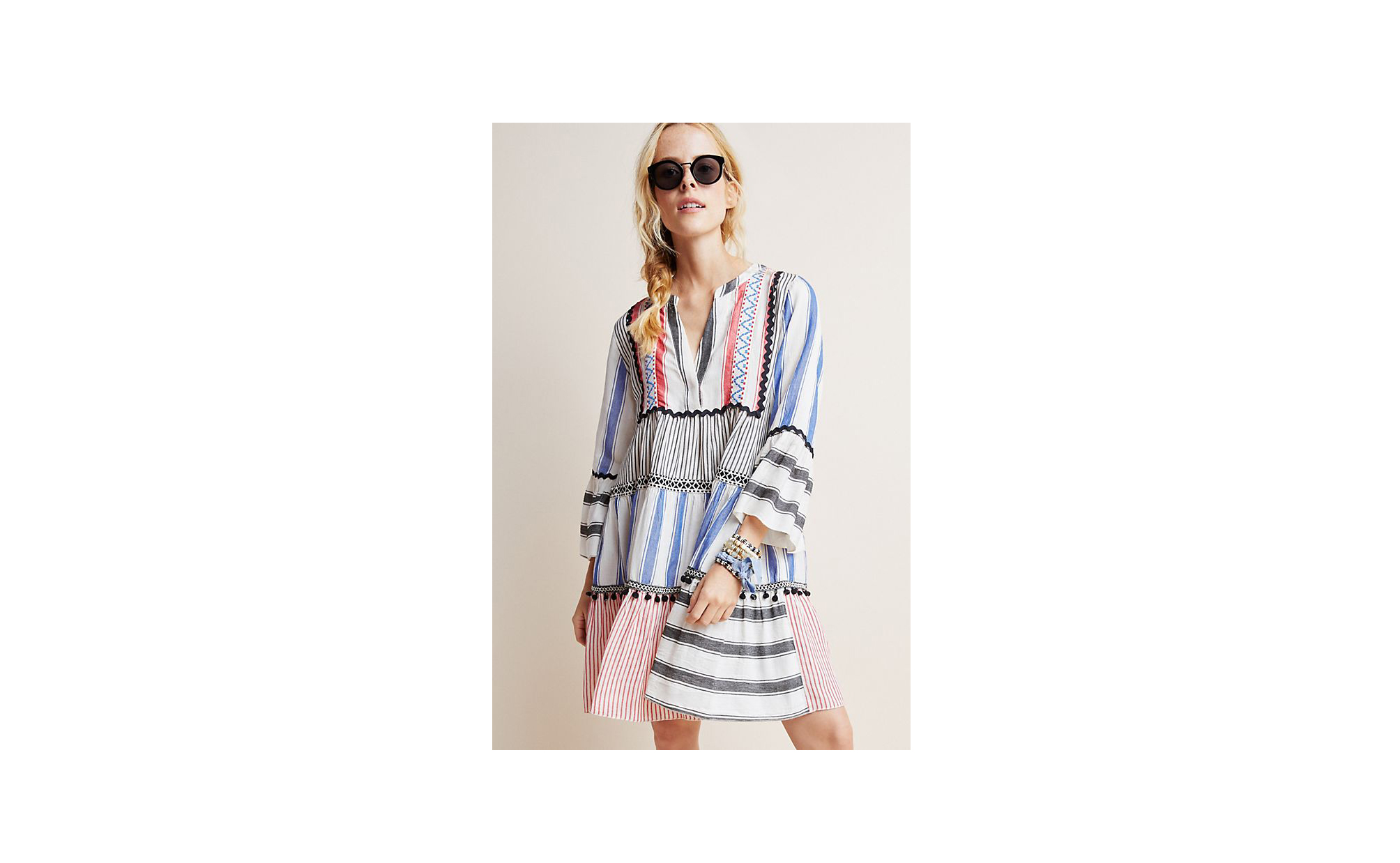Petra Tiered Tunic Dress