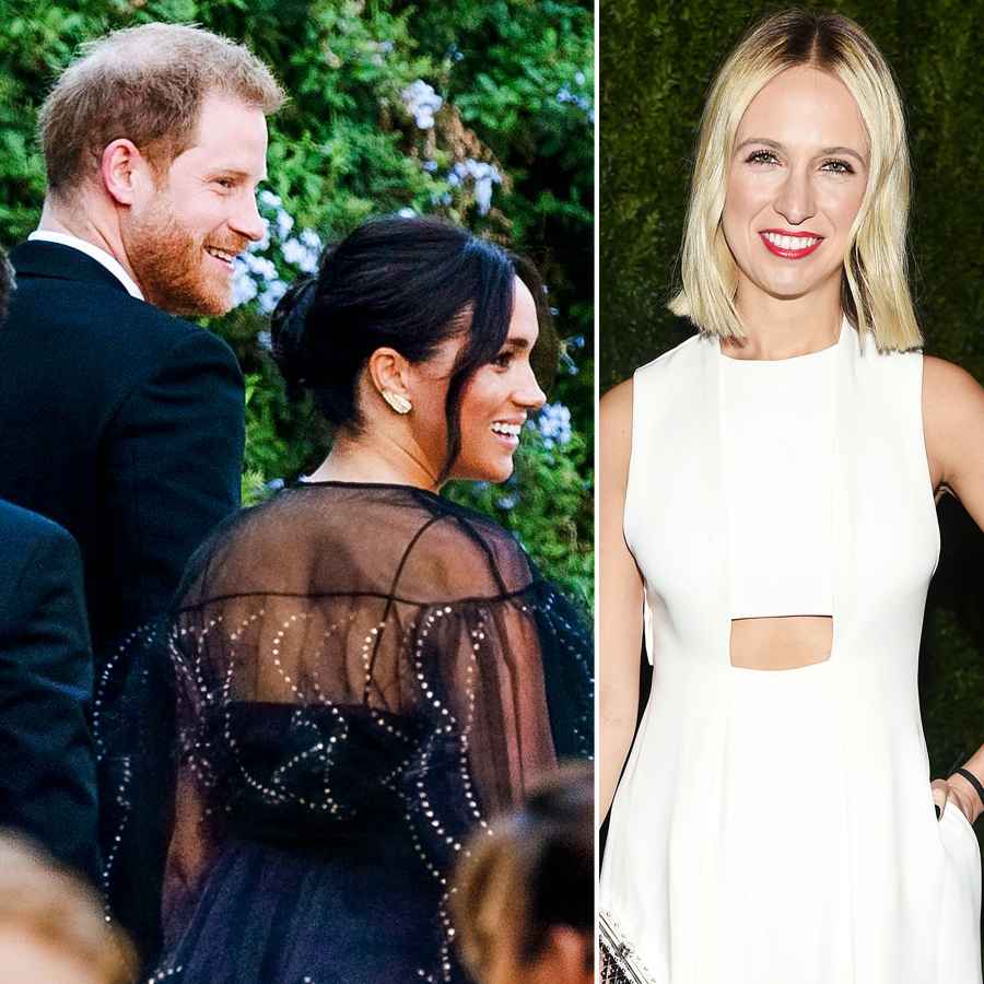 Prince Harry Duchess Meghan Beam Misha Nonoo Star-Studded Wedding