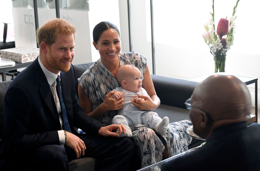 Prince Harry and Duchess Meghan’s 4-Month-Old Son Archie Makes His Debut on South Africa Tour