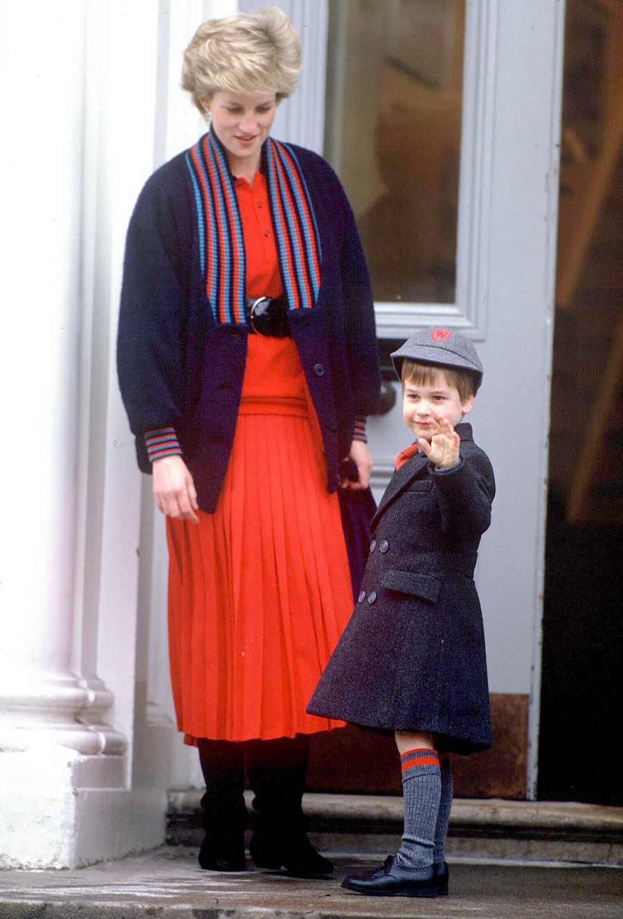 Prince-William's-first-day-at-Wetherby-School