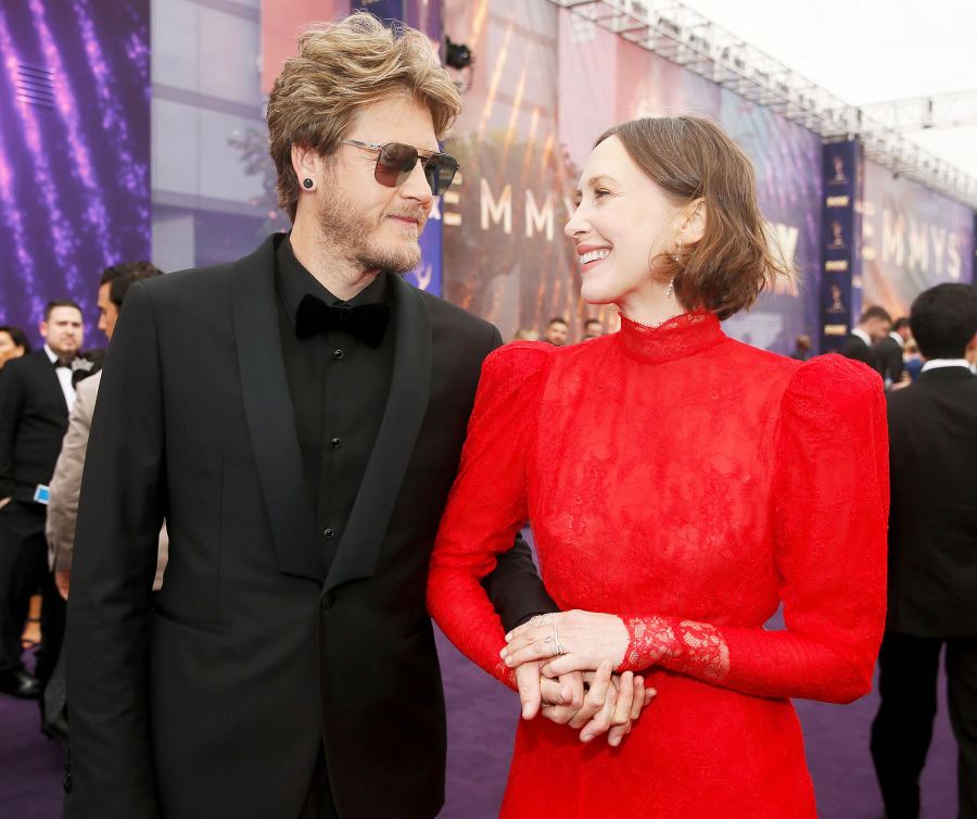 Renn Hawkey and Vera Farmiga Emmys 2019 Celebrity PDA