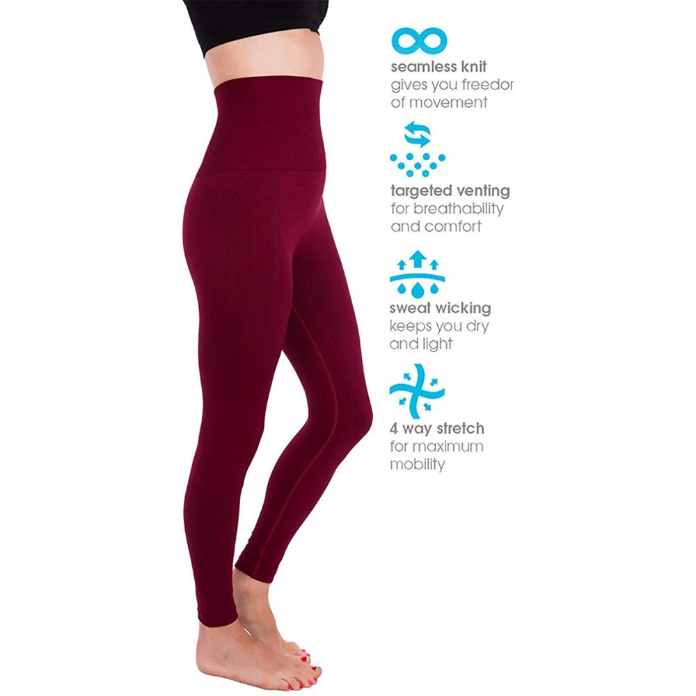 Homma Premium Thick High Waist Tummy Compression Slimming Leggings