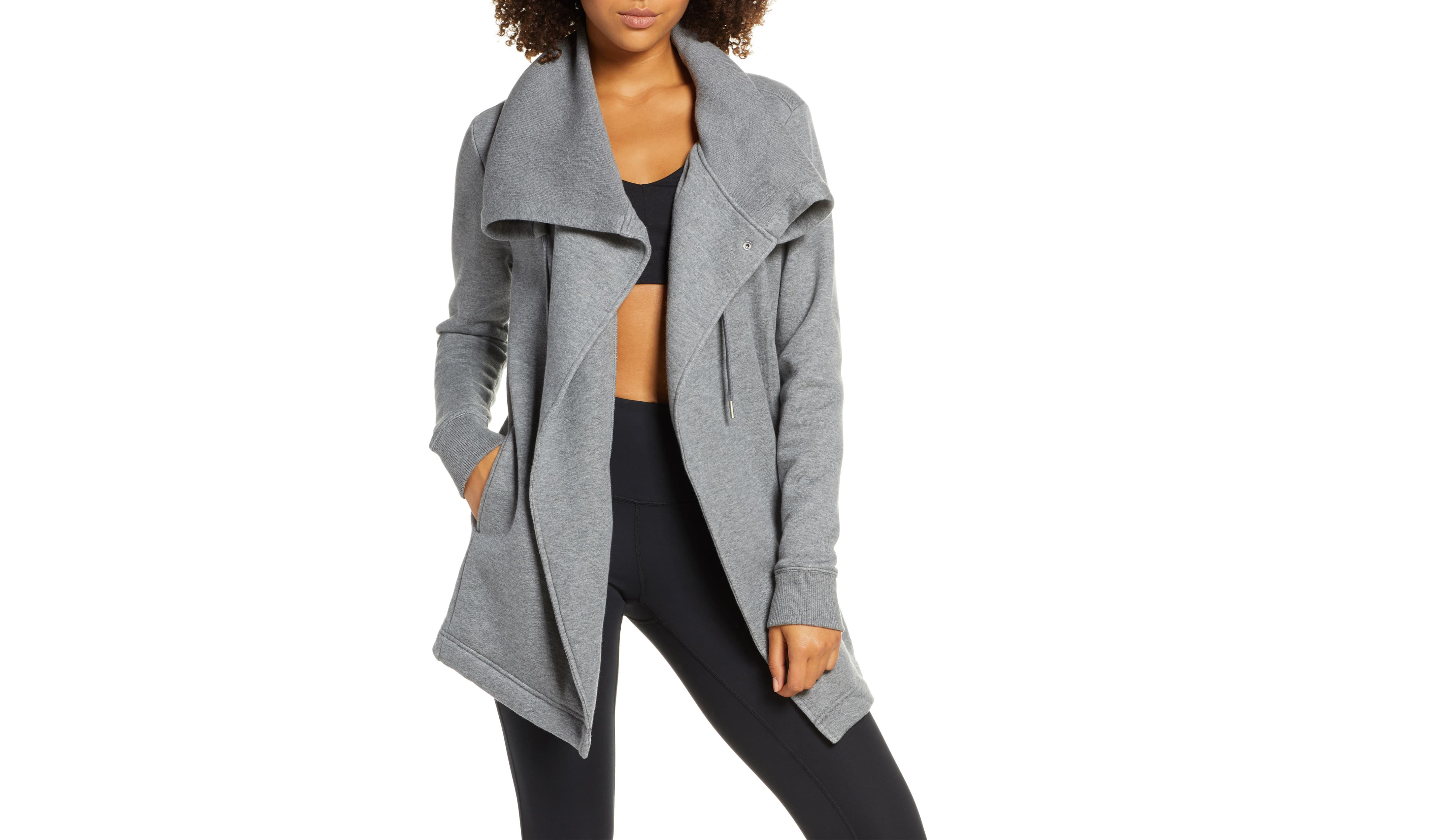 Zella Nola Wrap Sweatshirt