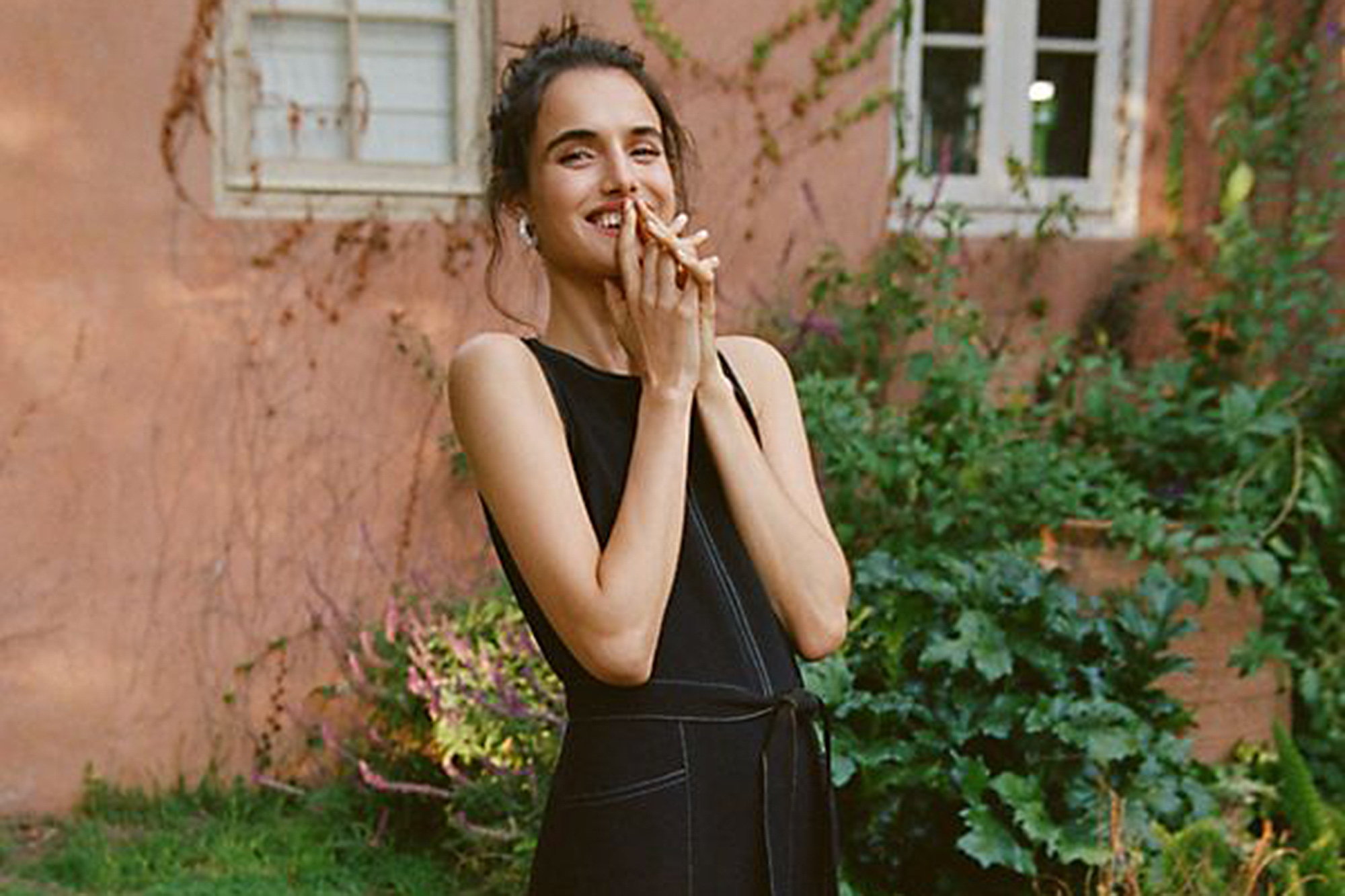 Anthropologie Greylin Colleen Stitched Jumpsuit