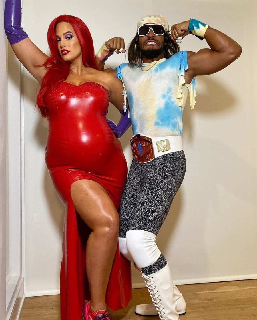 Pregnant Ashley Graham Halloween