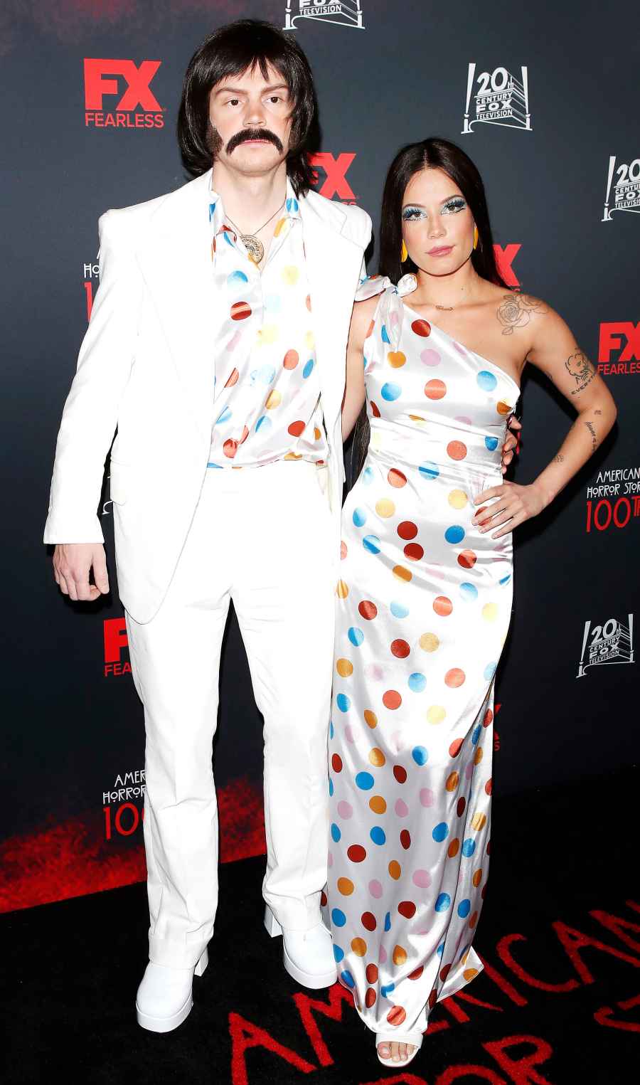 Celeb Couple Halloween Costumes - Evan Peters and Halsey