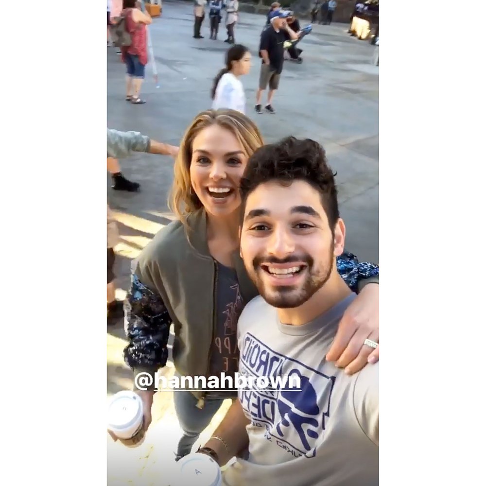 Hannah Brown and DWTS Partner Alan Bersten Let Loose at Disneyland Amid Dating Rumors