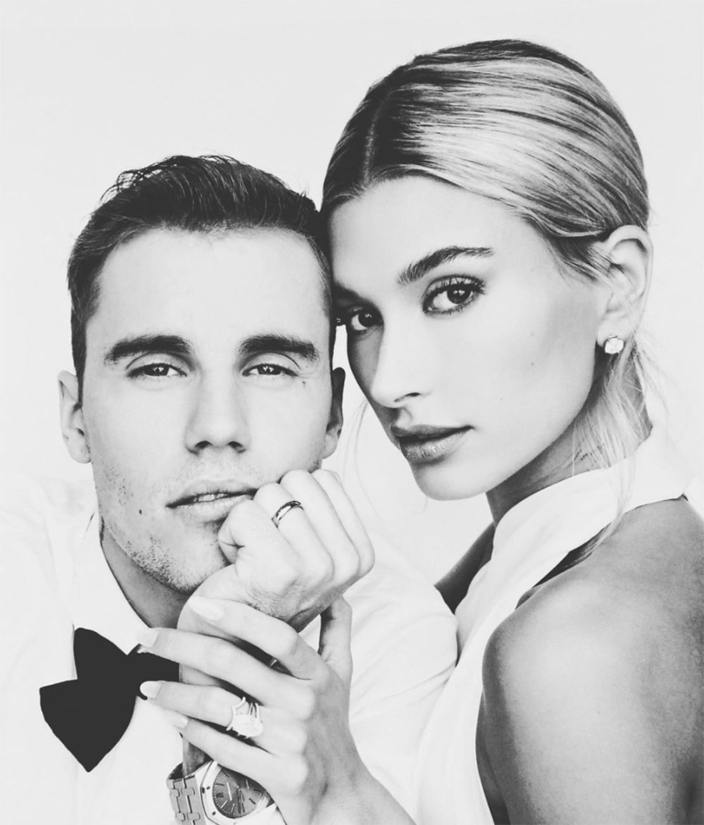 Justin and Hailey Bieber wedding veil