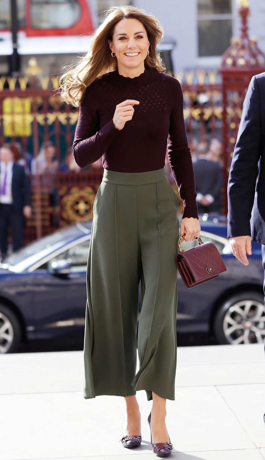 Kate Middleton Maxi Culottes October 9, 2019