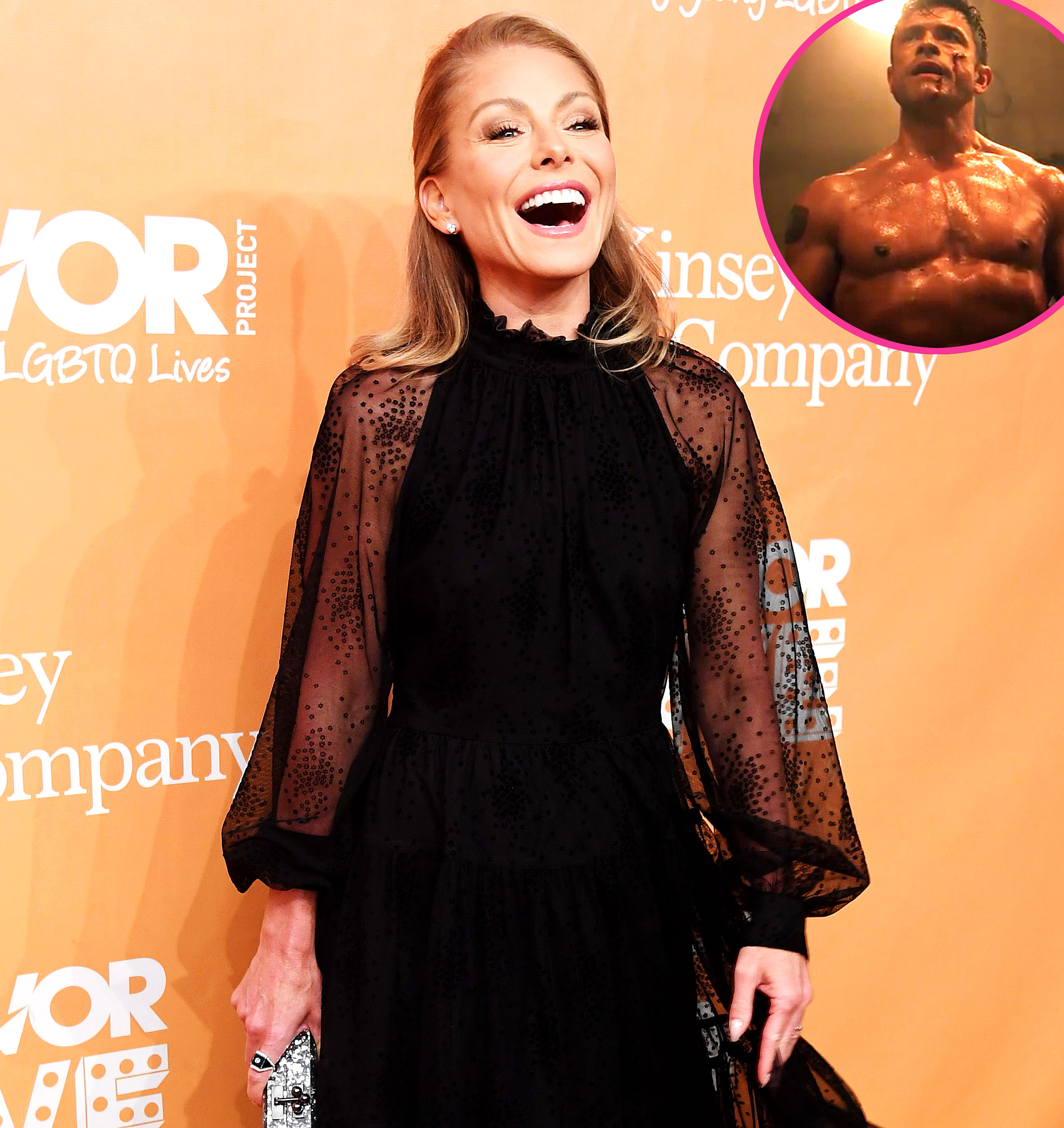 Kelly Ripa Jokes Mark Consuelos Used Cooking Spray in Shirtless Scene