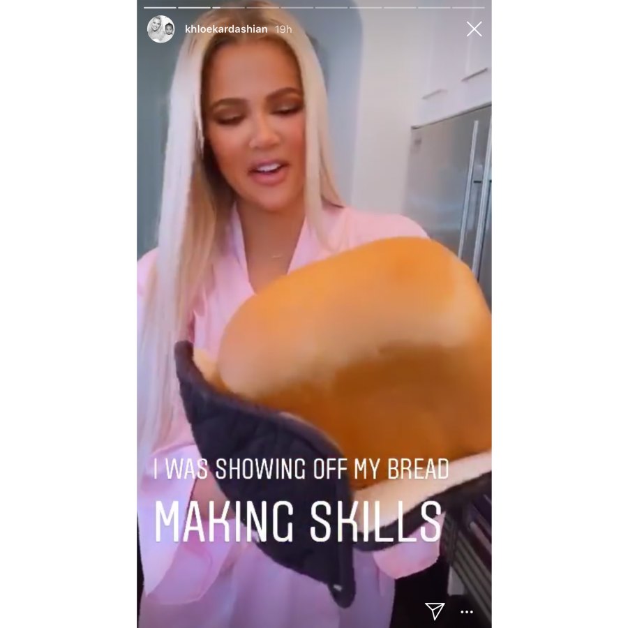 Khloe Kardashian Is Now Making Her Own Bread