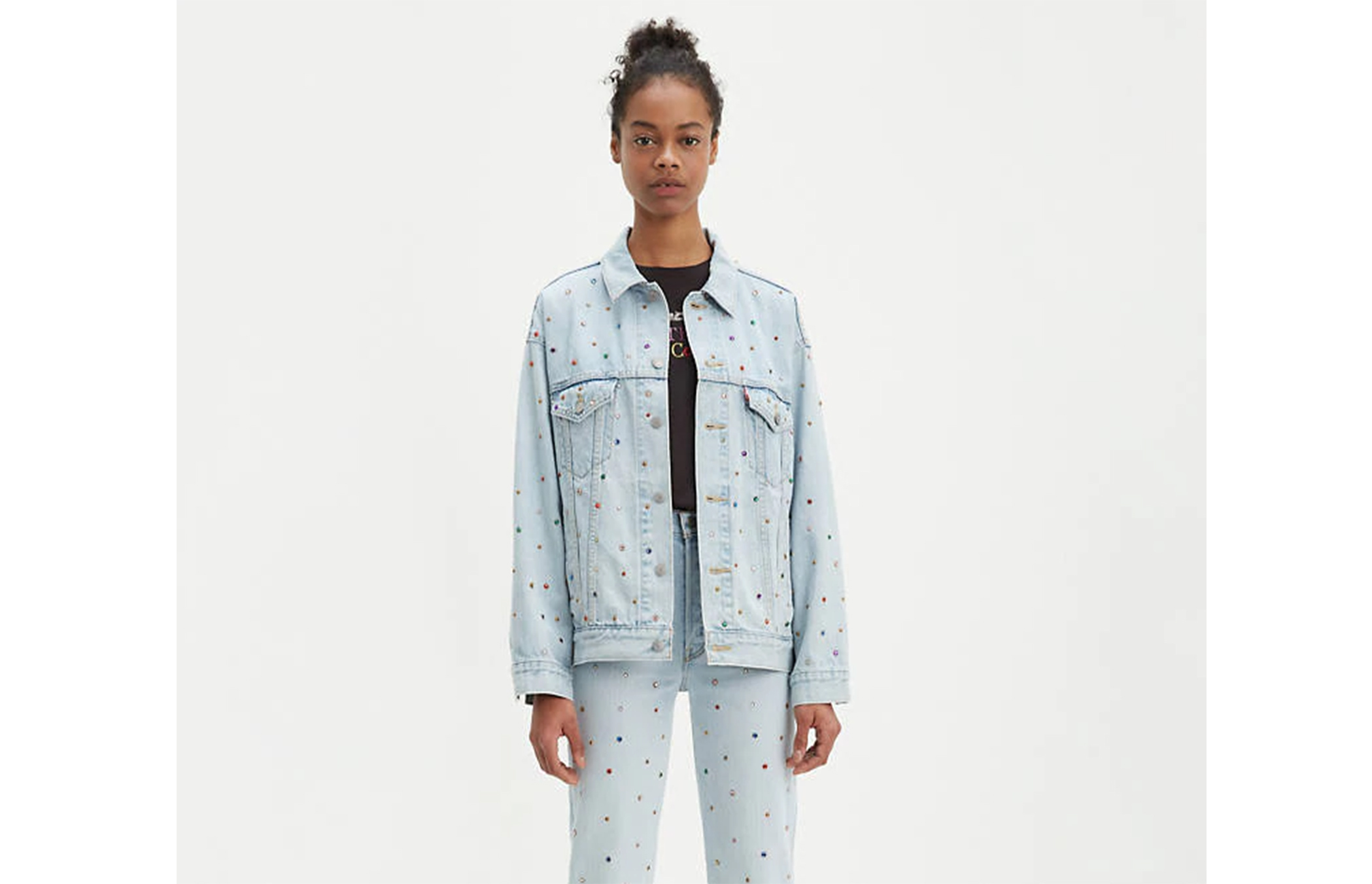 Levi's Studded Dad Trucker Jacket