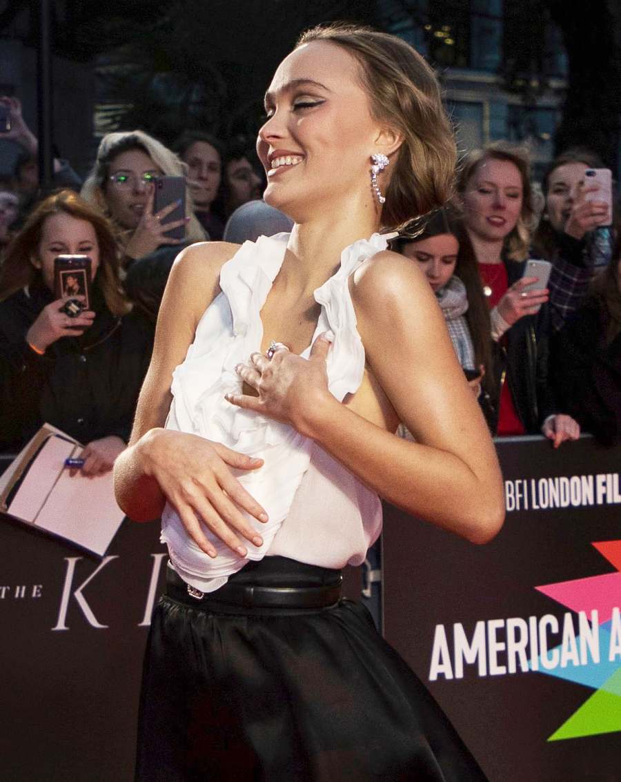 Lily Rose Depp Wardrobe Malfunction 