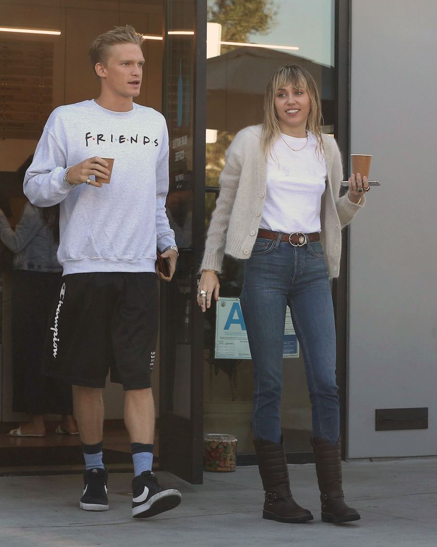 Miley Cyrus and Cody Simpson Are All Smiles on Coffee Date