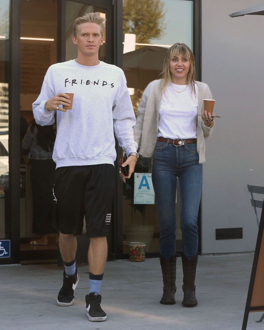 Miley Cyrus and Cody Simpson Are All Smiles on Coffee Date