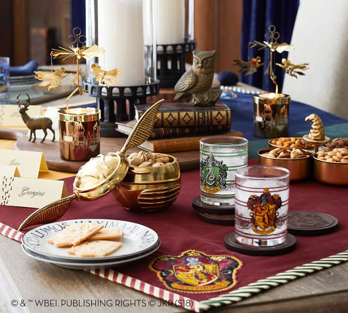 Pottery Barn Unveils New ’Harry Potter' Home Collection: See the Golden Snitch Snack Bowl, Hogwarts Mugs and More