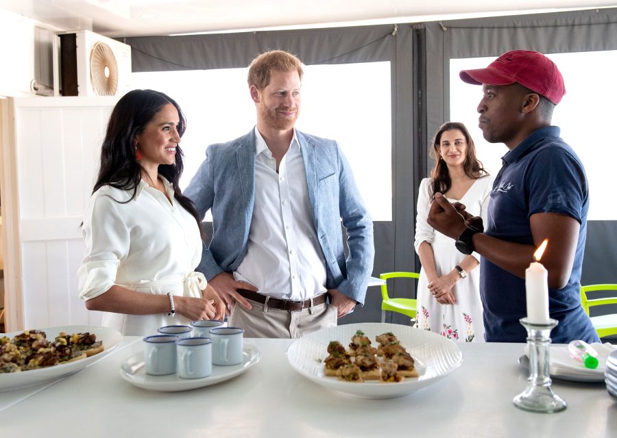 Prince Harry Duchess Meghan Meet MasterChef Winner in South Africa