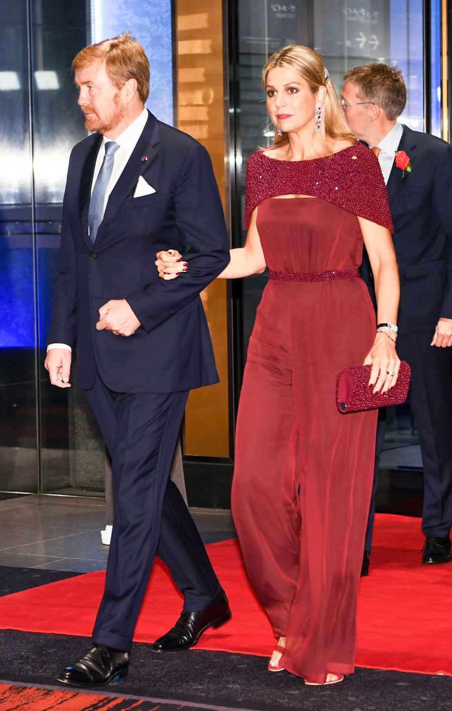 Queen Maxima Sequined Jumpsuit October 23, 2019