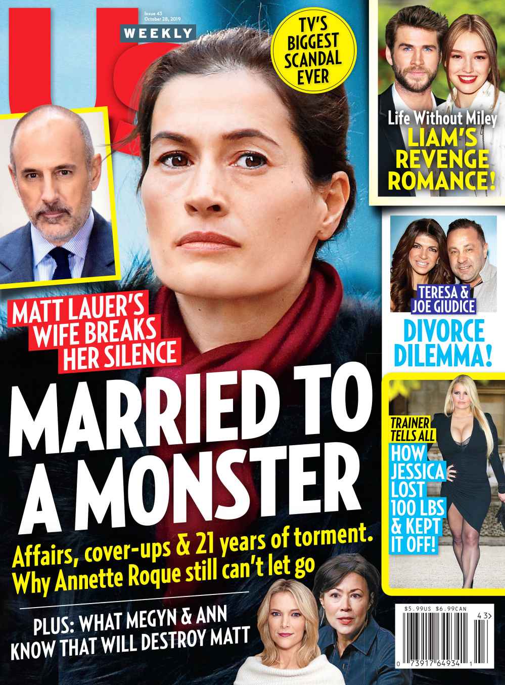 Us Weekly Cover Issue 4319 Annette Roque Breaks Her Silence on Husband Matt Lauer