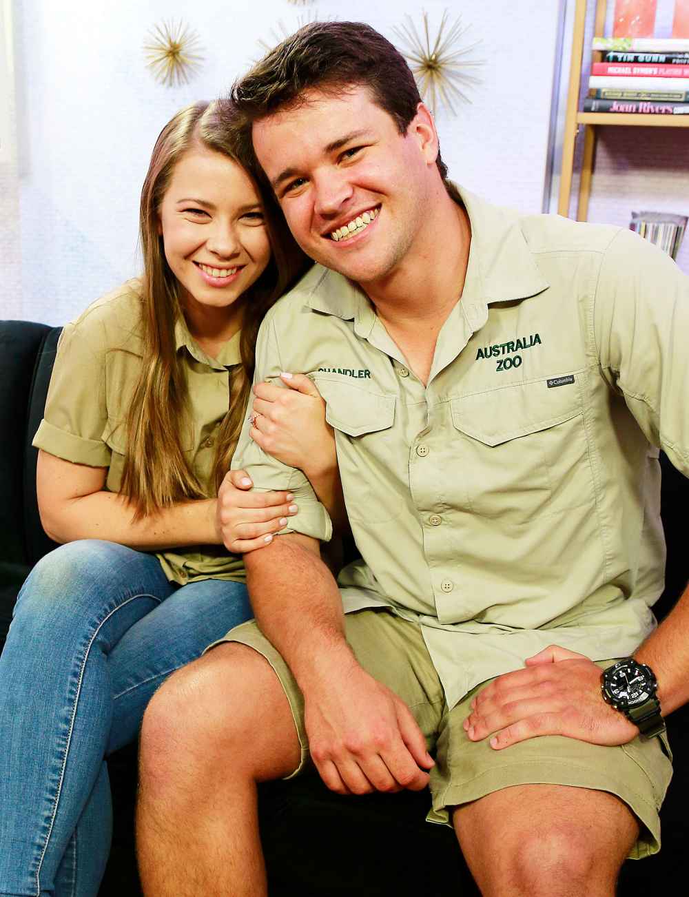 Watch Bindi Irwin Chandler Powell Ace the Newly Engaged Game