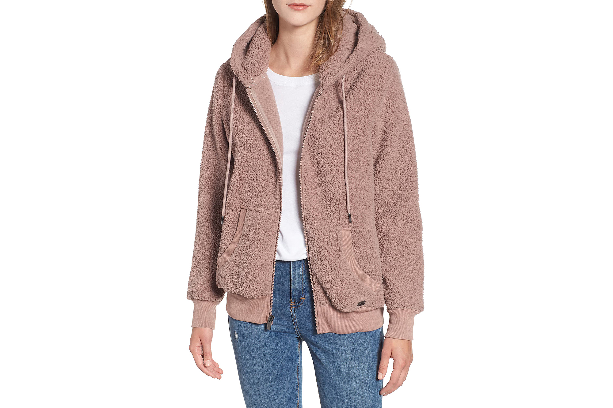 Marc New York Teddy Fleece Zip Jacket