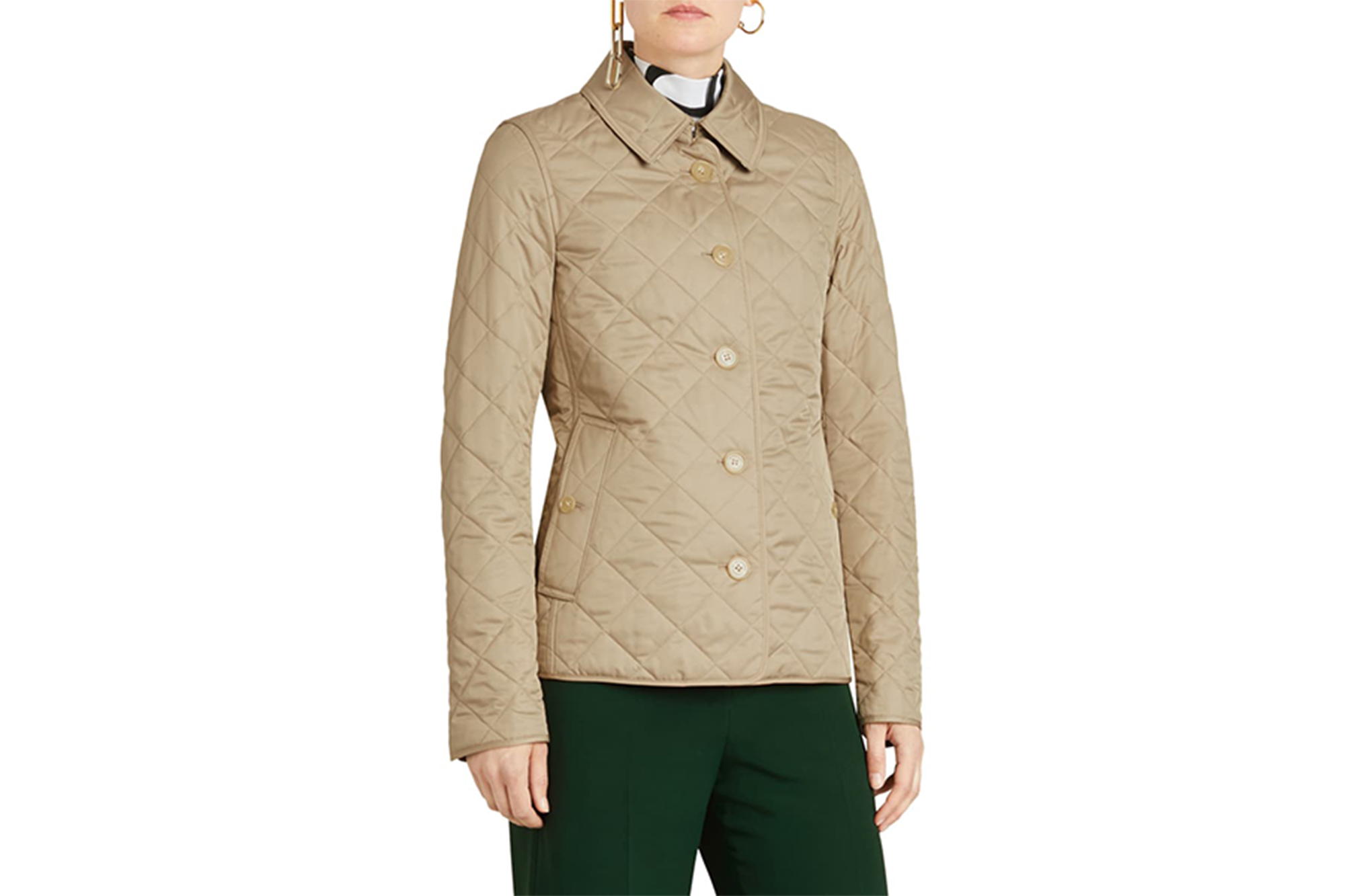 Burberry Frankby 18 Quilted Jacket