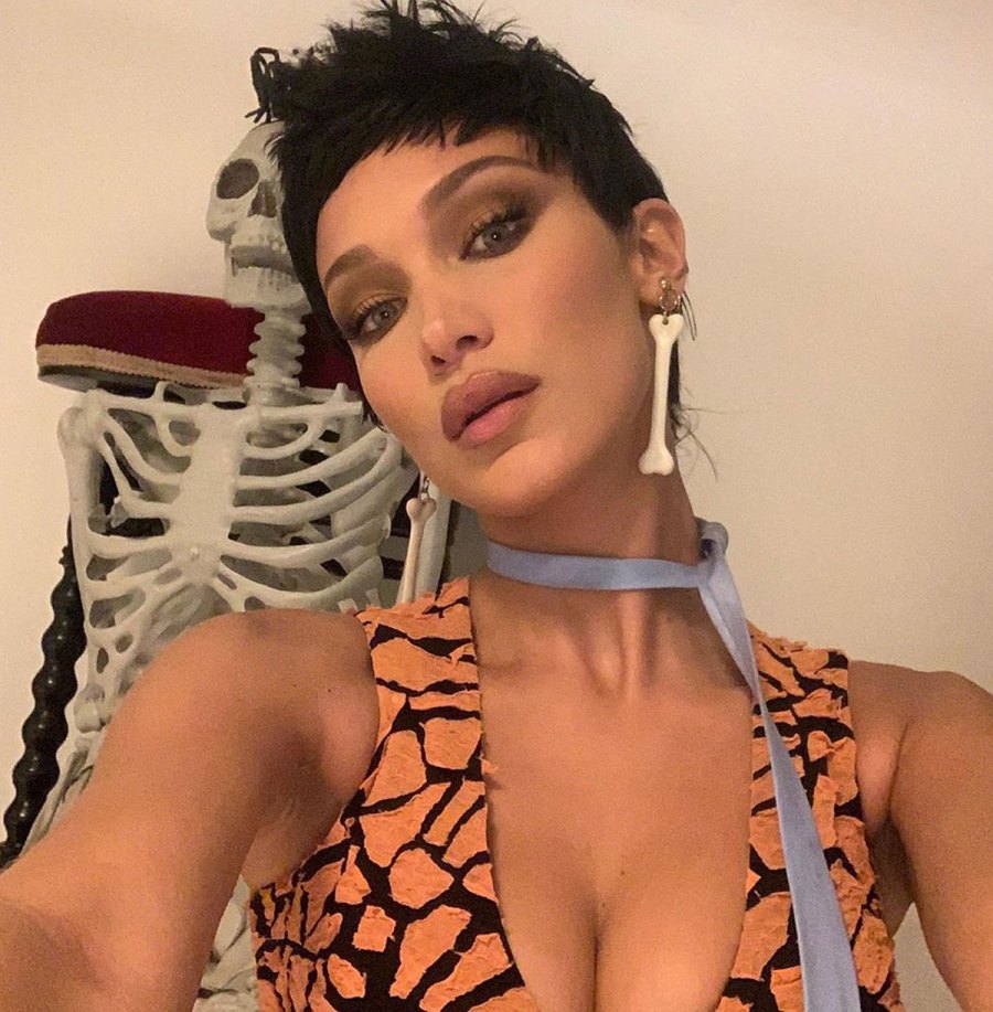 Celebs Halloween Makeup - Bella Hadid