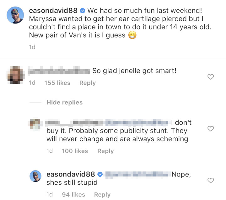 David Eason Calls Jenelle Evans Stupid Twitter