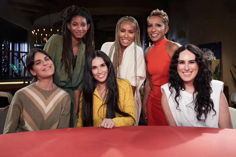 Demi Moore and Daughters Cover Addiction, Sex and Ashton on Red Table Talk