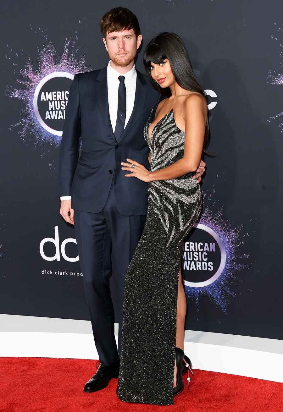 James Blake and Jameela Jamil Hottest Couples AMAs 2019