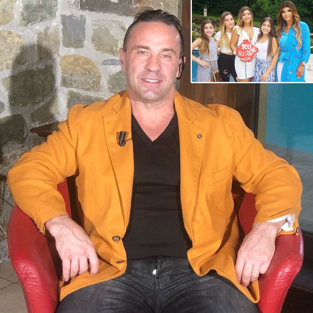 Joe Giudice Reunites With Teresa Giudice and Four Daughters in Italy