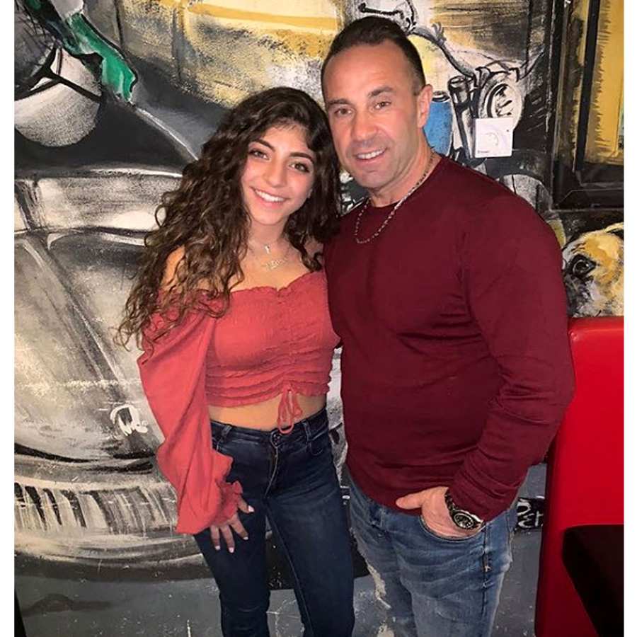 Joe Giudice Reunites Daughter milania giudice