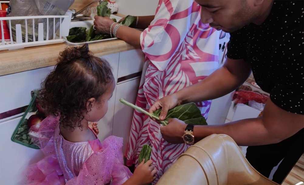 John Legend Cooks Collard Greens With His Grandma, Luna