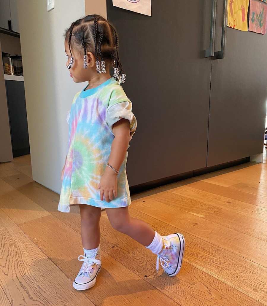 Kardashian Kids Stormi Wears Tie-Dye