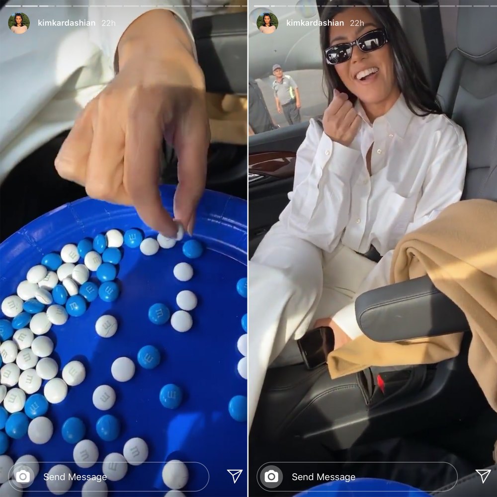 Kim Kardashian Genius M&M Hack Had Health-Conscious Sister Kourtney Reaching for Seconds