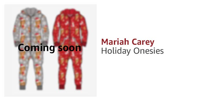 Mariah Carey Holiday Onesies